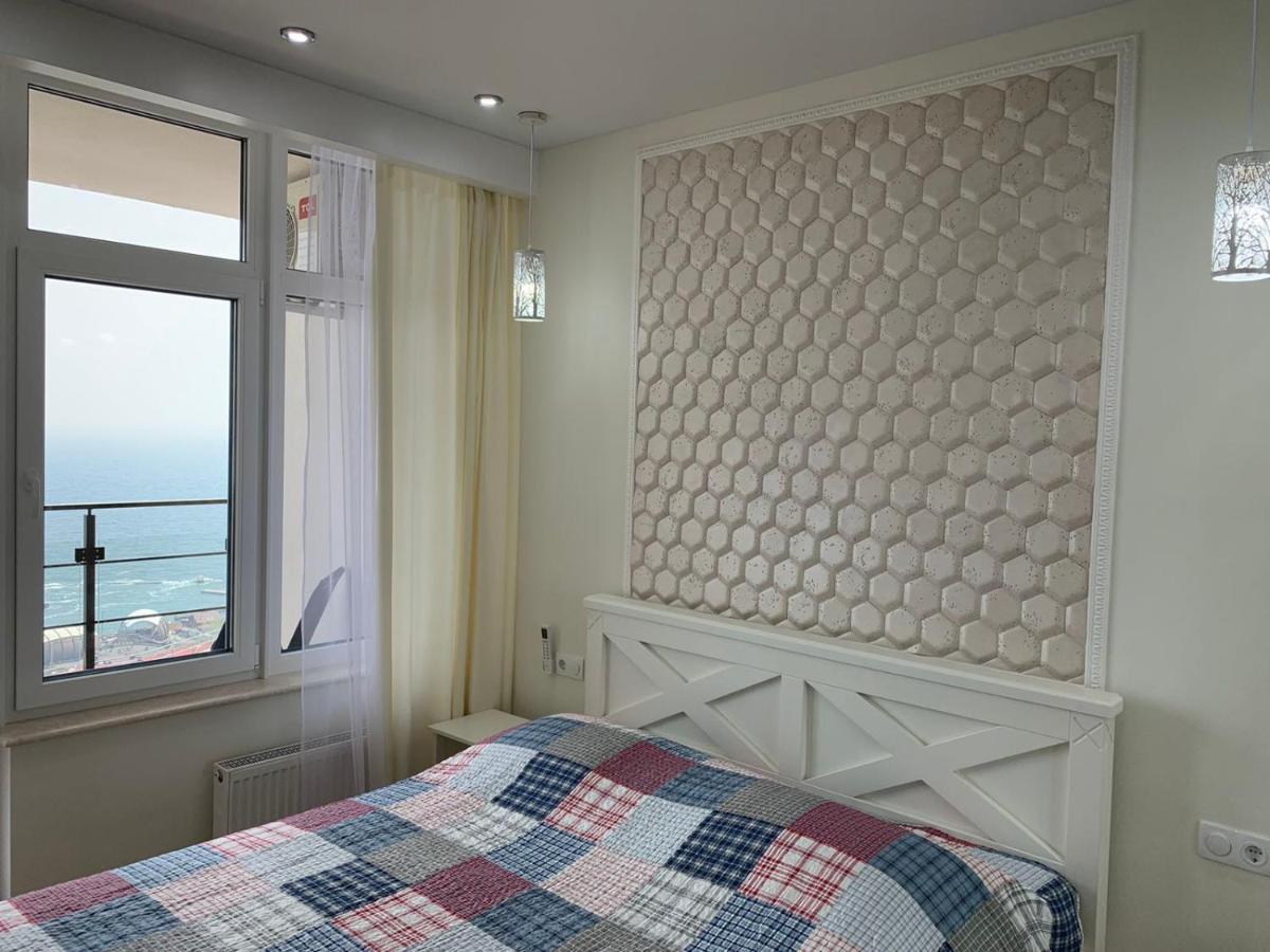 Терраса С Панорамой Моря В Аркадии Odessa Extérieur photo