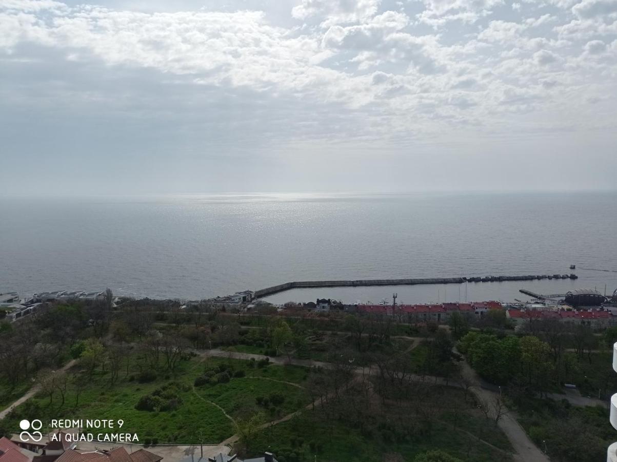 Терраса С Панорамой Моря В Аркадии Odessa Extérieur photo